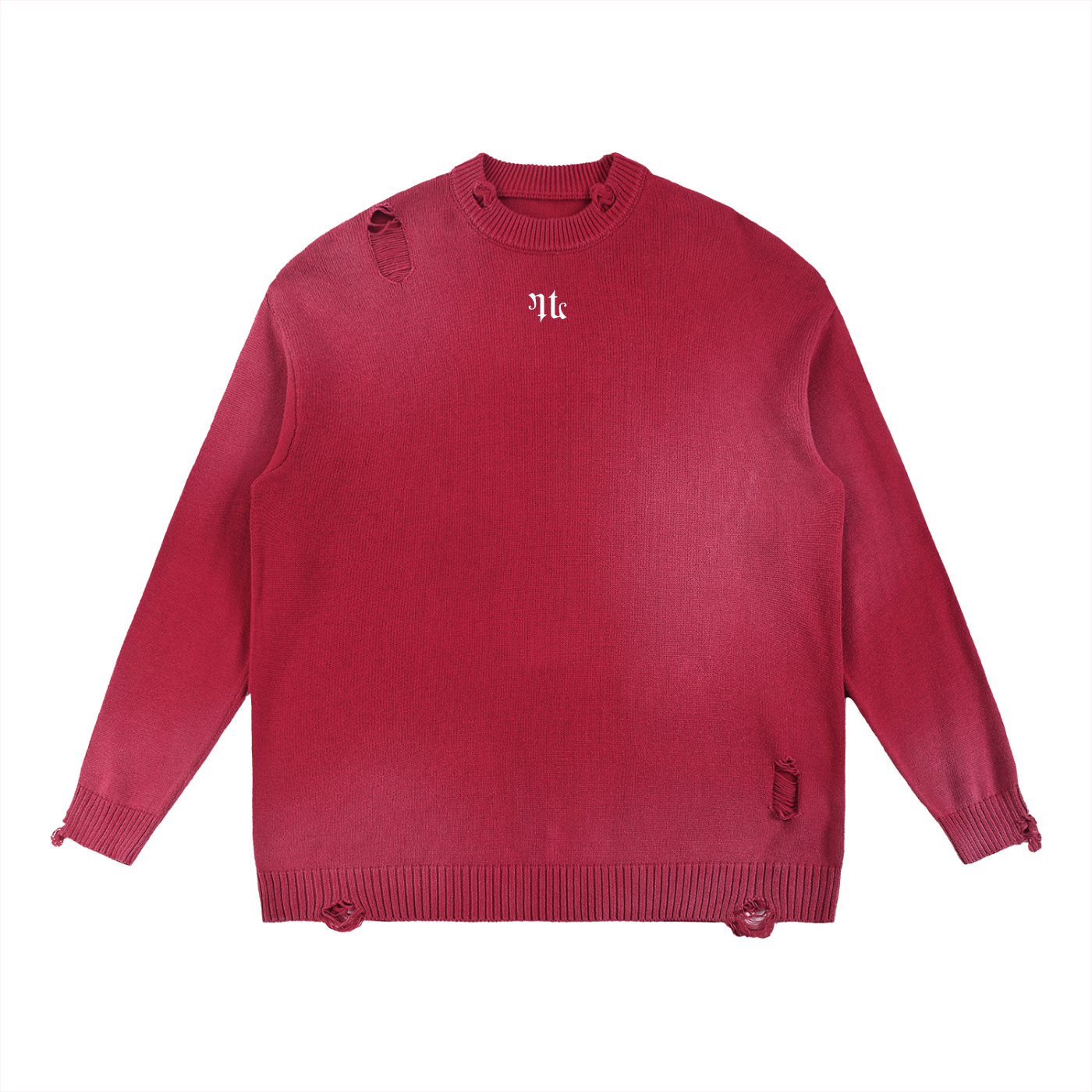 Inti Fade Distressed Sweater