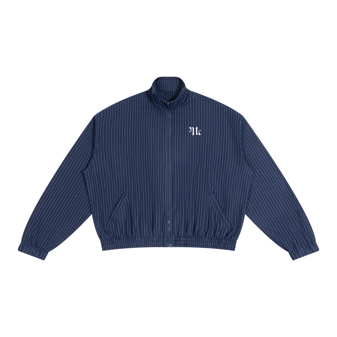 Pinstripe Track Jacket