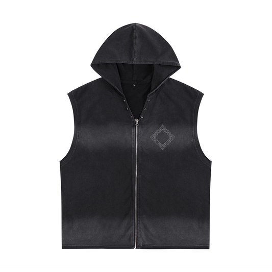Metal Zip-Up Hoody Tank