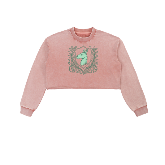 Women’s Llama Haus Cropped Sweatshirt