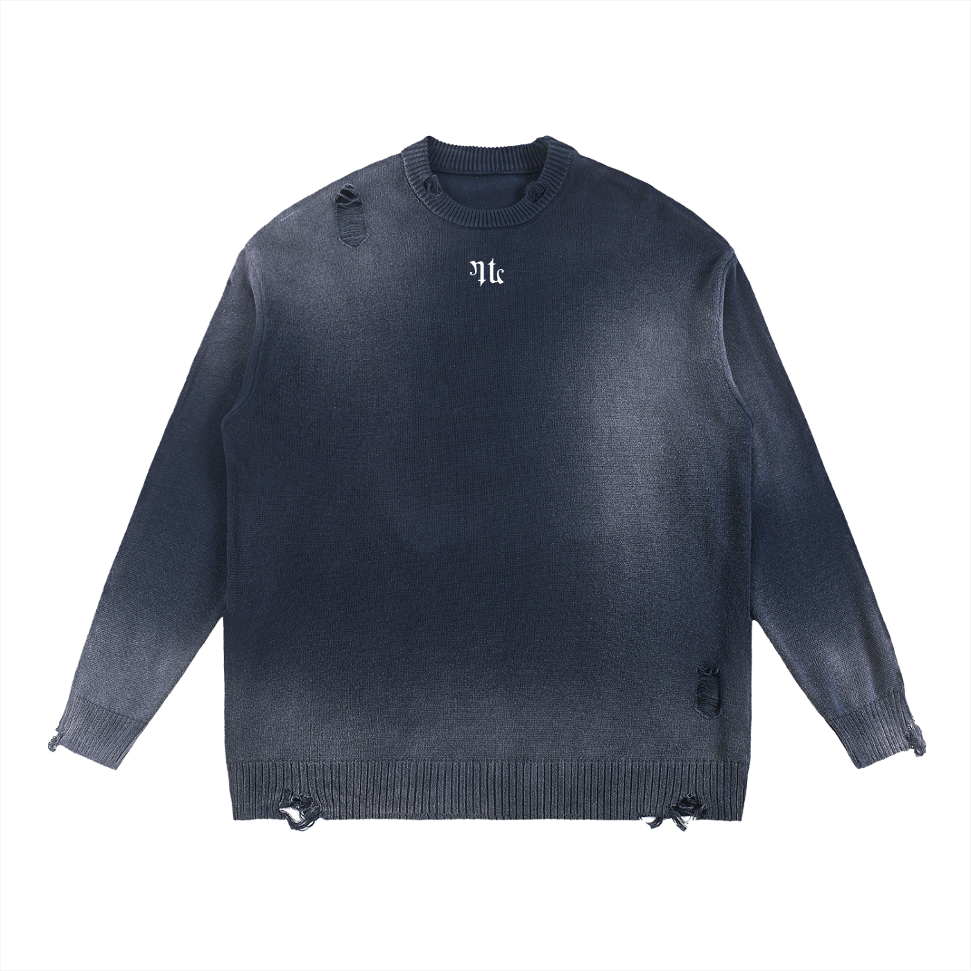 Inti Fade Distressed Sweater
