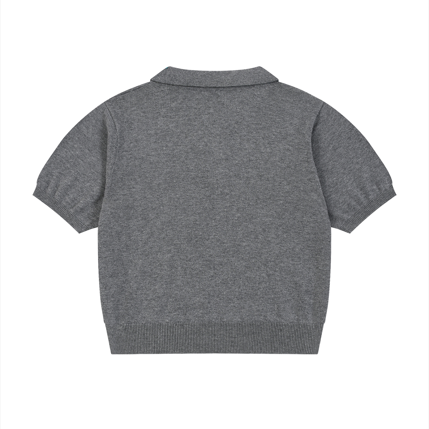 Women’s Knit Cropped Polo Shirt