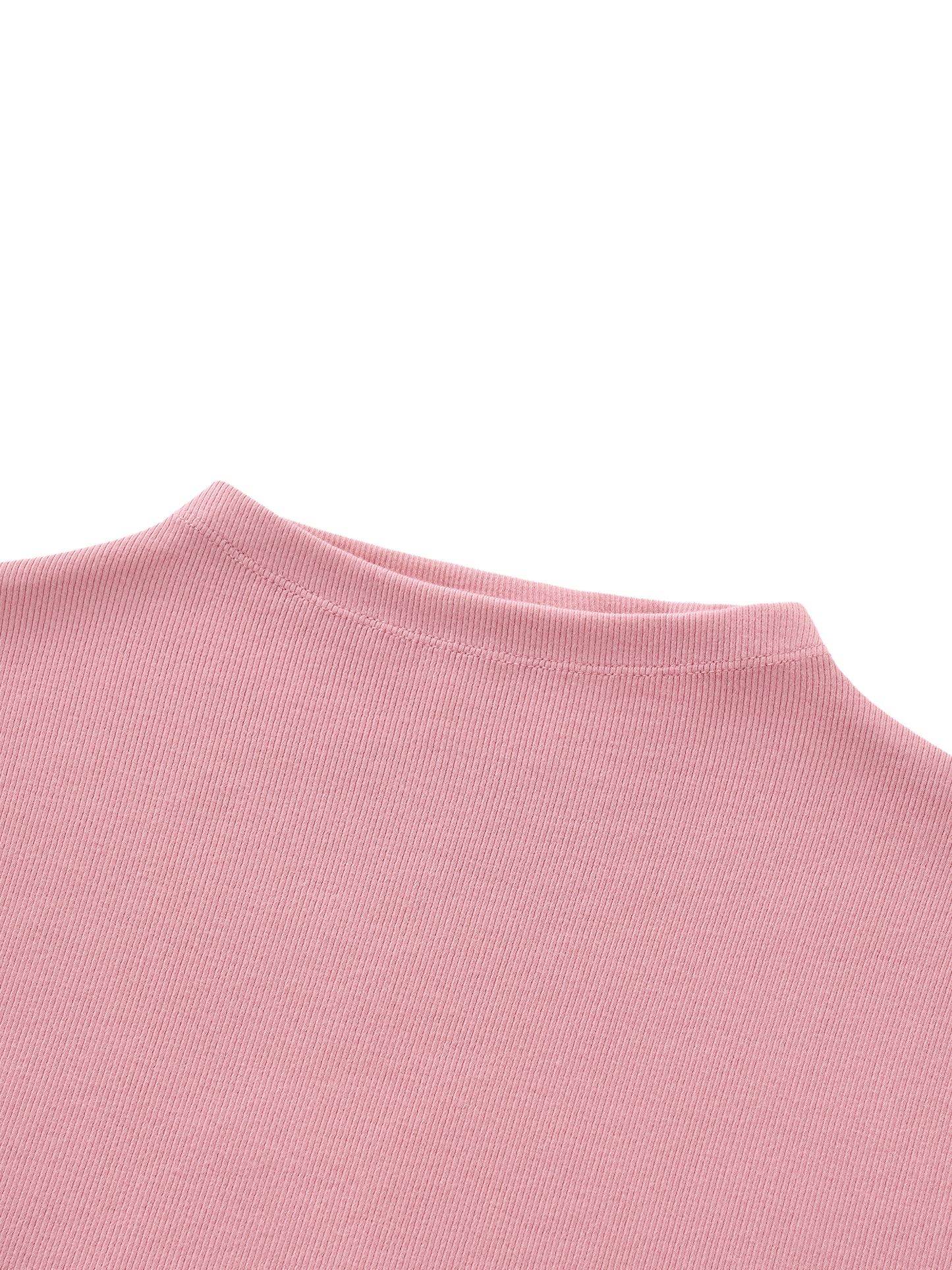 Women's Fitted Mock Neck T-Shirt